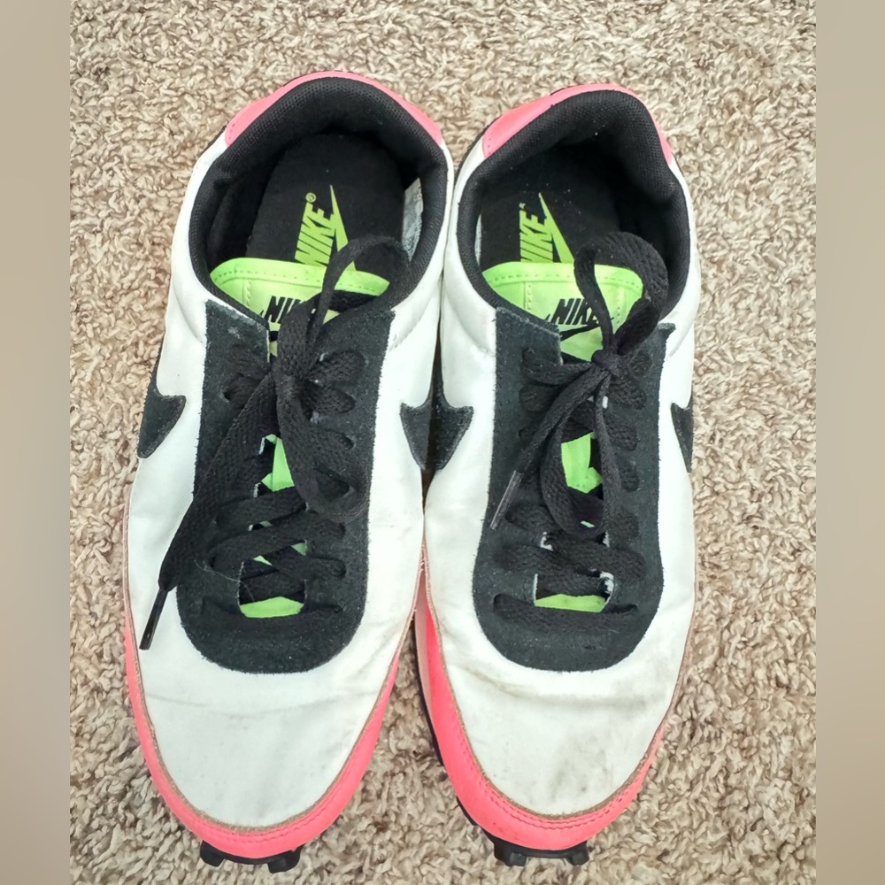 Nike White and Neon Colors Athletic Shoes - Picture 8 of 14